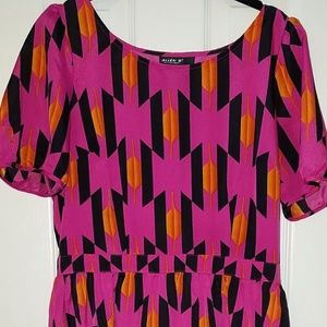 EUC Allen B. Patterned Tribal Print Dress, Size 6